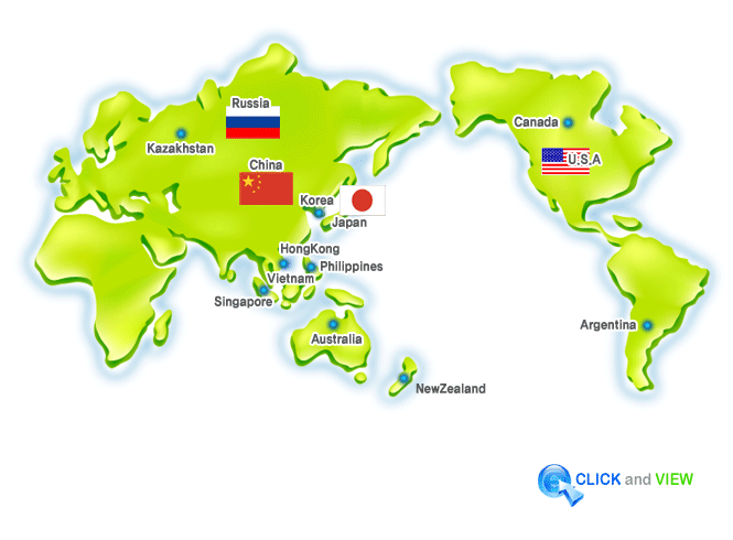 Export Map of JEONGHWA FOOD